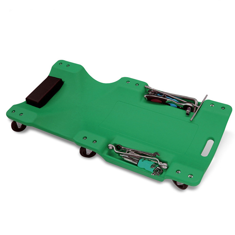 HDPE Mechanic Plastic Creeper , 36cm Under Car Roller Creeper