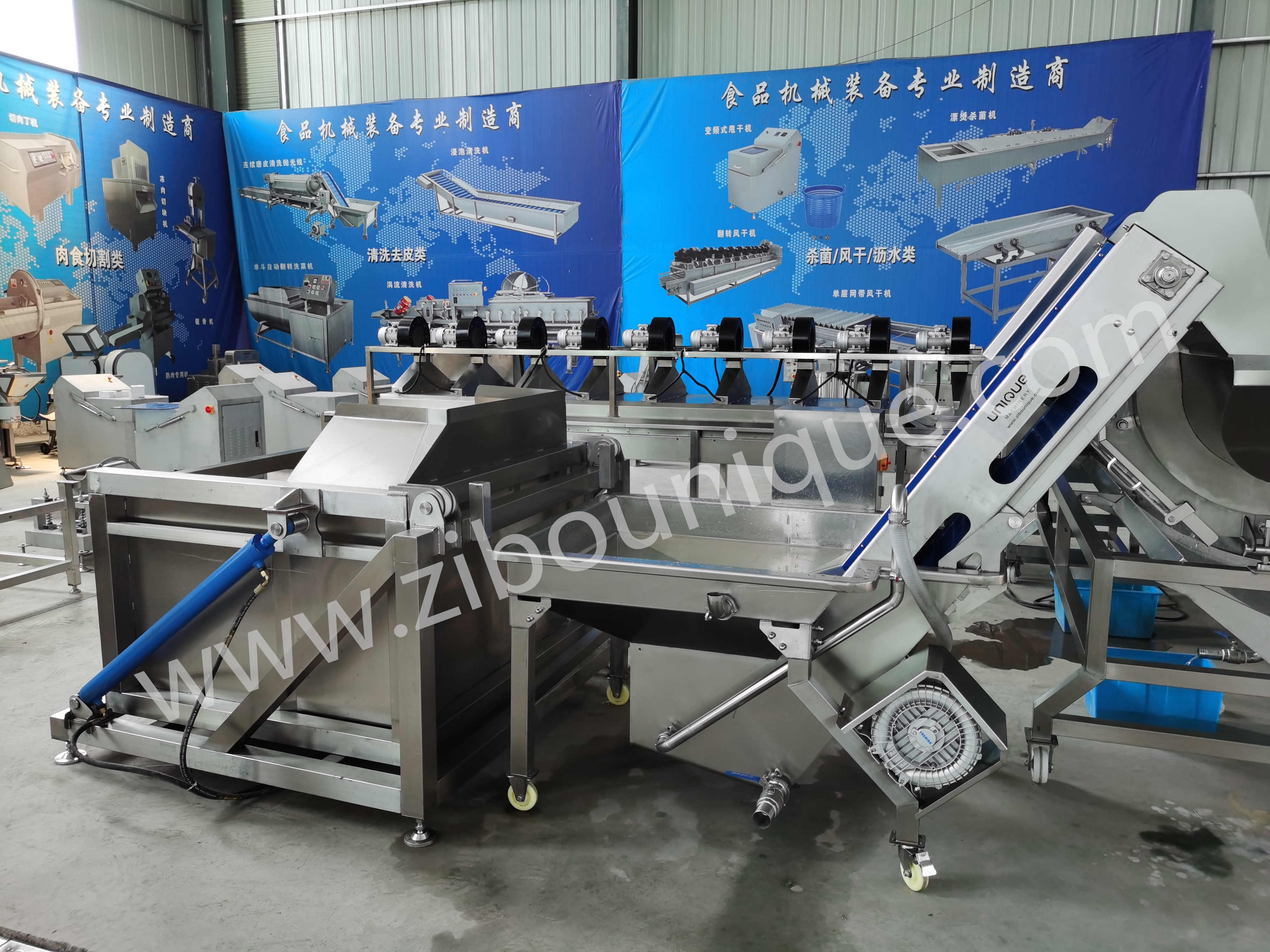304 Stainless Steel Automatic Hydraulic Bin Dumper for Loading Fruit and Vegetables