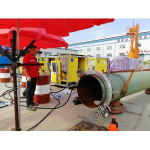 Split Frame Portable Pipe Cutting And Beveling Machine Easy Mounted On Pipeline