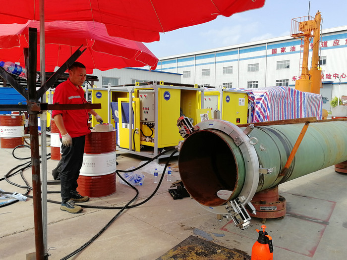 36in Hydraulic Cutting and Beveling Machine For Pipes , 42in Pipe Cutter and Beveler