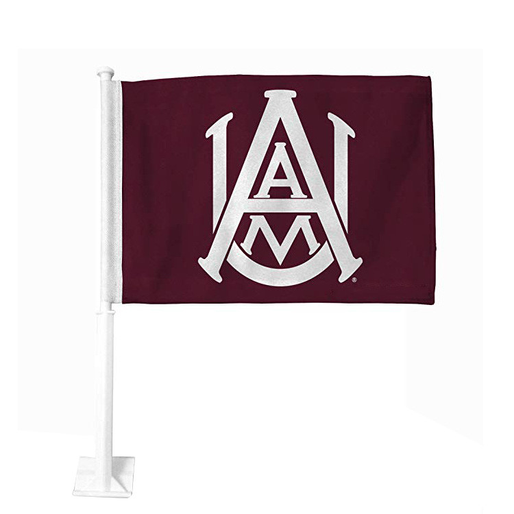 100% Polyester UAAM Car Flags Screen Printed Outdoor Indoor