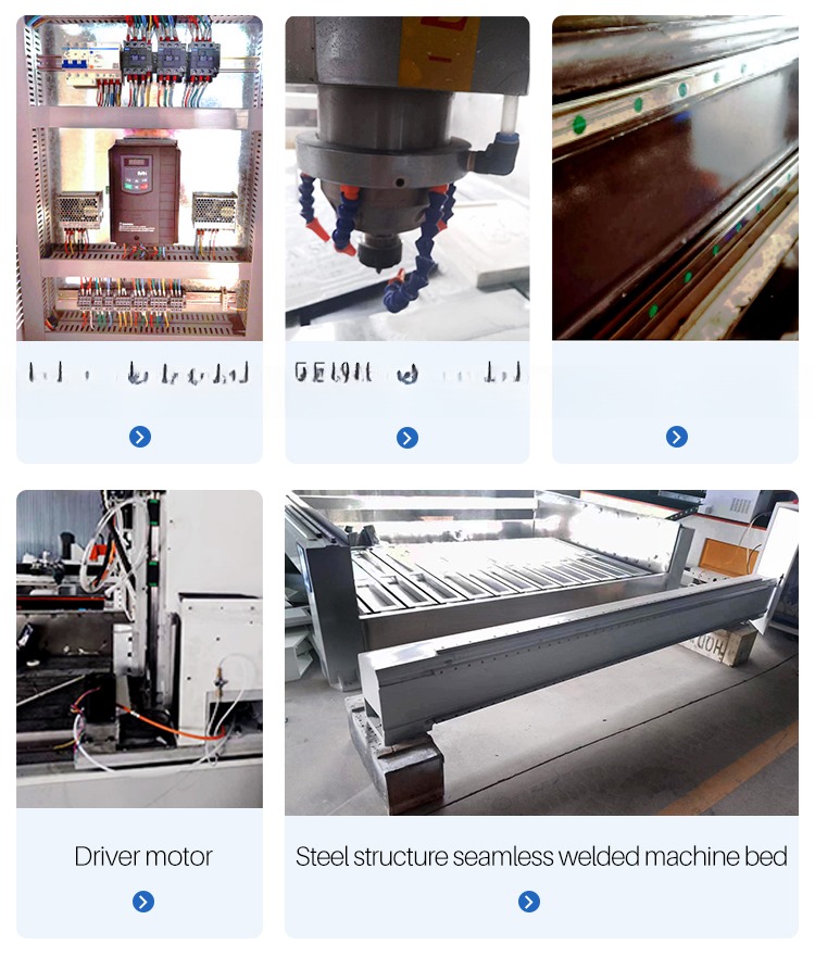 Three Axis Steel Structure Stone Cutting Router Machine For Granite Marble Cutting