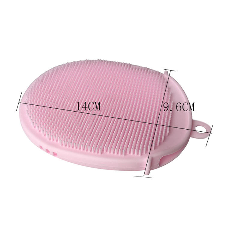 Cute Silicone Baby Brush Temperature Resistance Colorful Cartoon Design