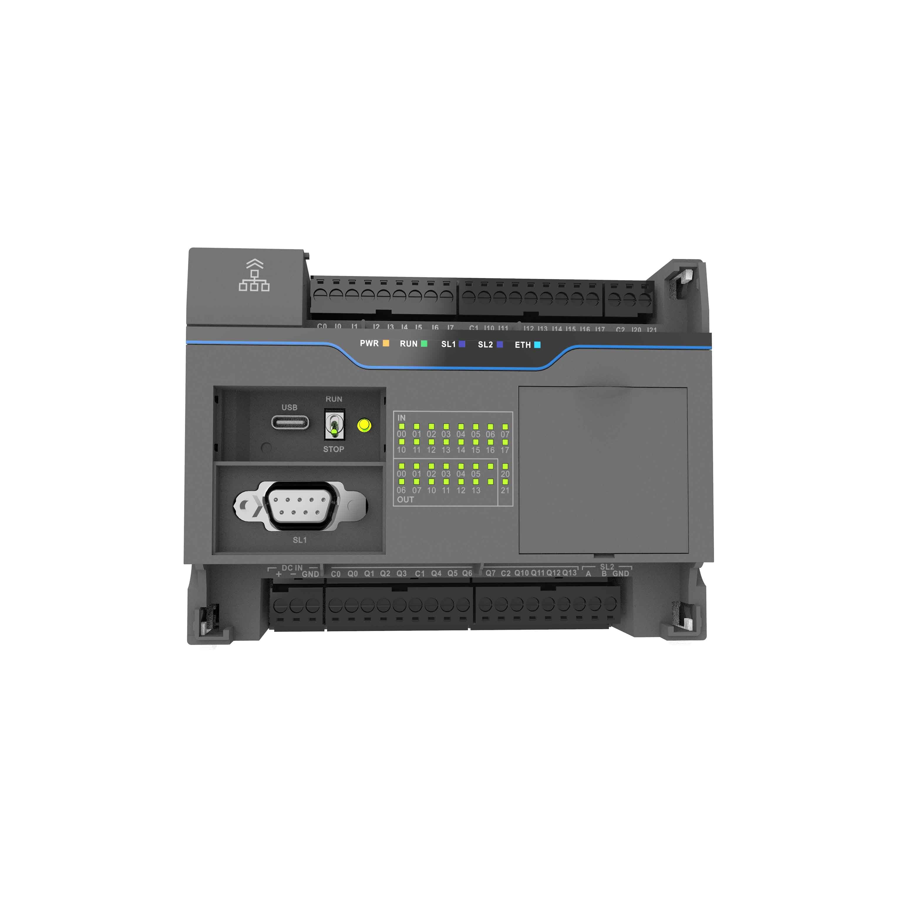  ZONCN Programmable Logic Controller RS422 RS485 Plc Controller Programming Manufactures
