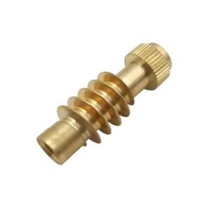 Customized CNC Machining Metal Brass Knurled Nut Thread by OEM in with and