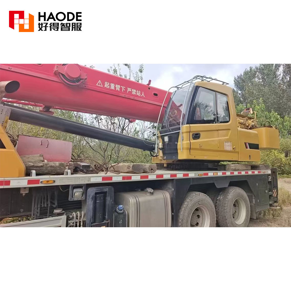 Hydraulic Control System Top Brand Used Sany 4 Sections Booms 25 Ton Loading Capacity Truck Crane Stc250c5 on Sale