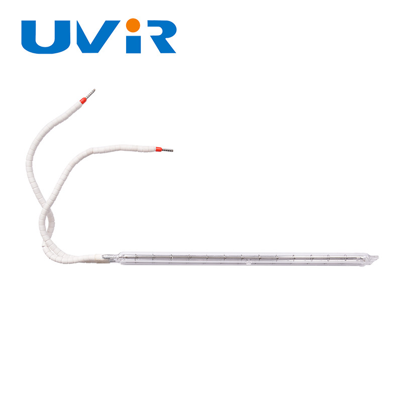 200-6000w White Coating Twin Tube Infrared Lamps for Industrial Heating