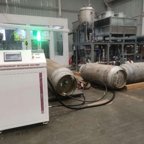 R410a fully automatic refrigerant filling equipment air conditioning ac charging