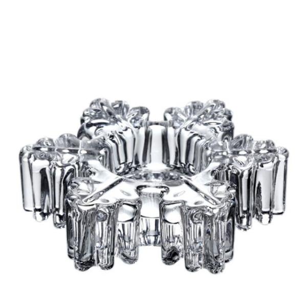 Clear Tea Light Candle Holder Lead Free Crystal Glass Creative Party Celebration