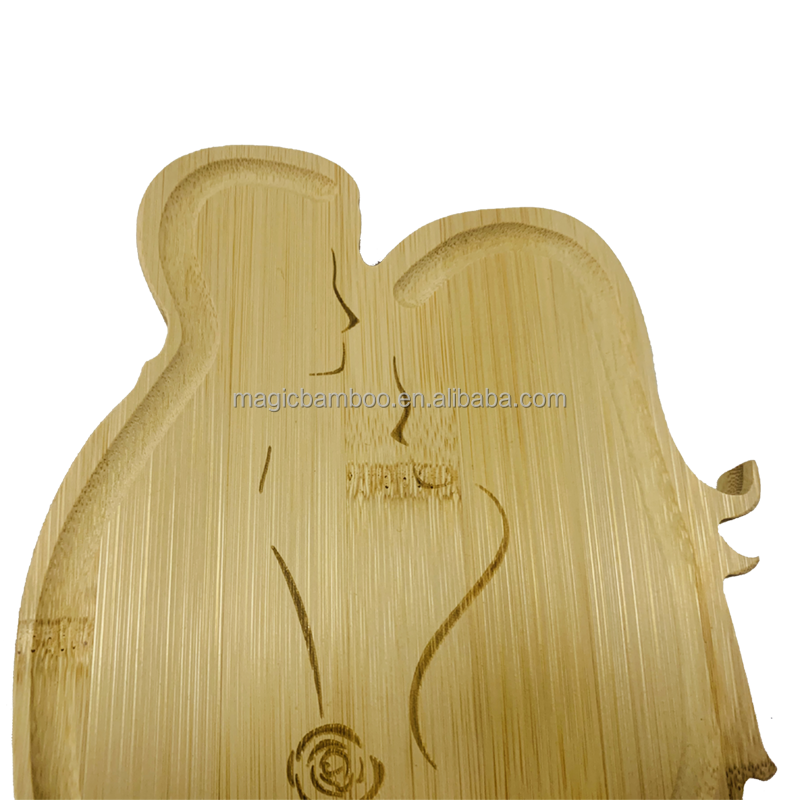 Creative Shape Bamboo Cutting Board Perfect Wedding Gift for Food Enthusiasts