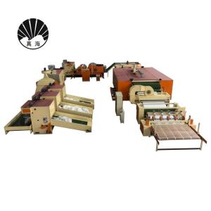  Topper Mattress Roll Making Interlining Wadding Production Line Manufactures