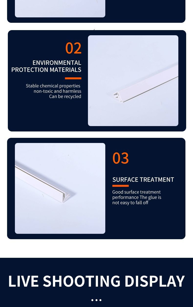 High Quality Plastic PVC L Angle Profile