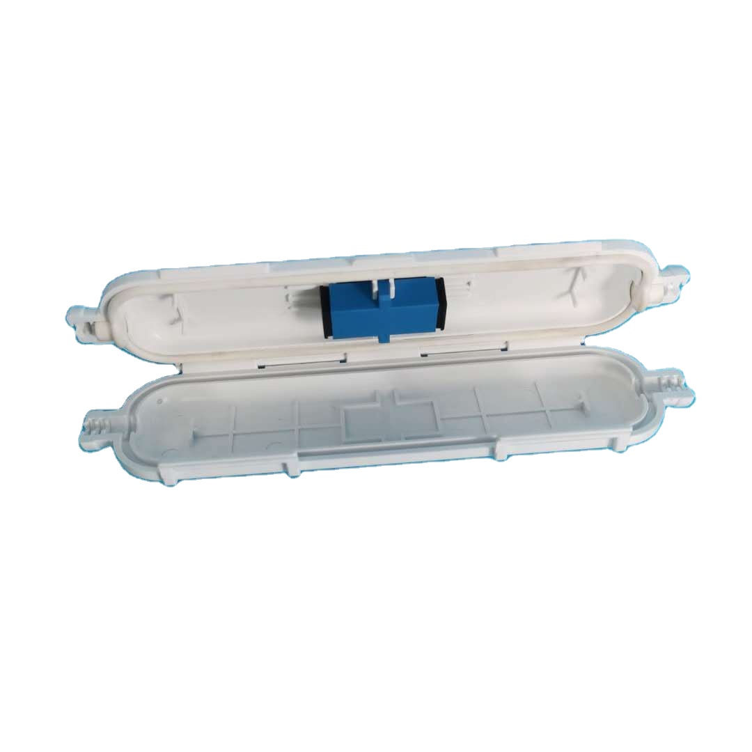 Customizable Length FTTH Fiber Drop Cable Joint Kit 24 Cores Network Optic Protection