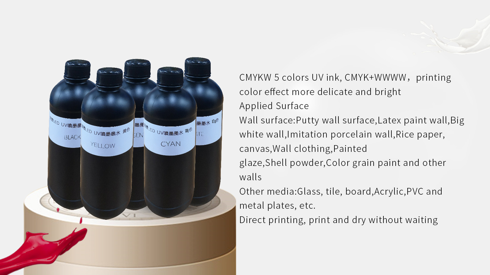 Direct Uv Image Painting Multicolor Automatic Wall Inkjet Printer Machine