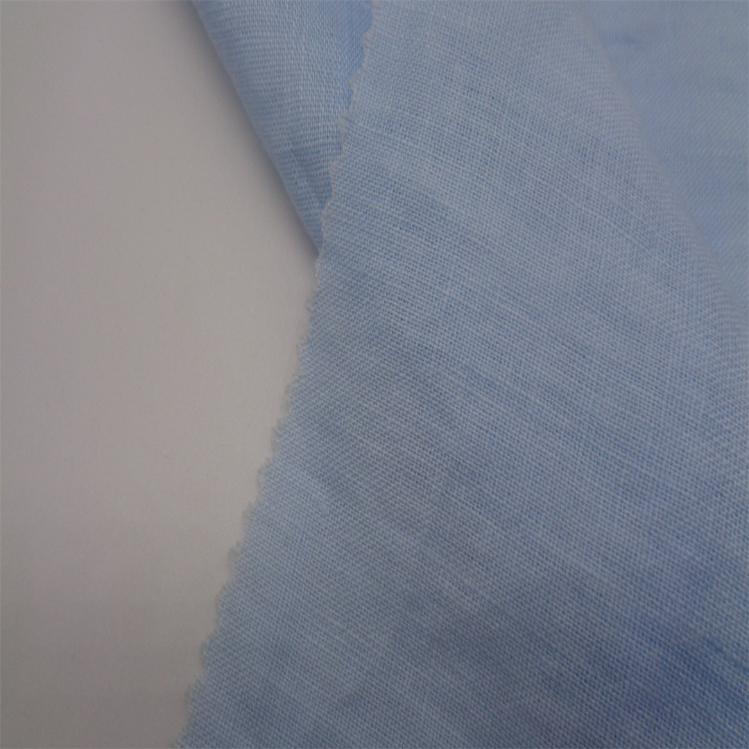 Breathable 100 Linen Home Textile Fabric 17sx17s 143Gsm 150CM