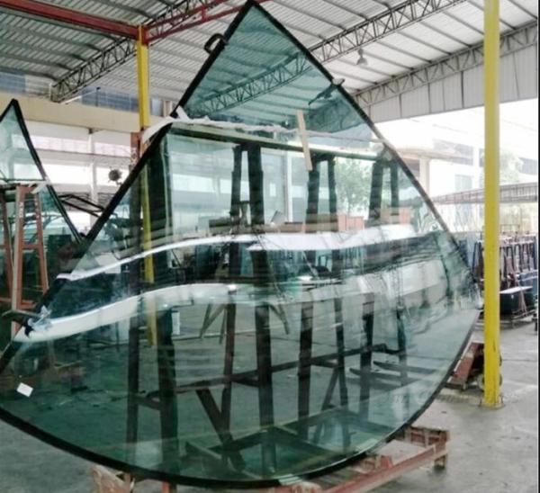 Custom Curved Tempered Glass 6mm Toughened Laminated Glass Panels
