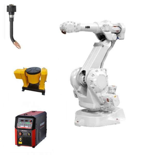 China ABB Robotic Arm IRB 2400-10/1.55 Industrial 6 Axis Welding Robot With Megmeet on sale China ABB Robotic Arm IRB 2400-10/1.55 Industrial 6 Axis Welding Robot With Megmeet on sale