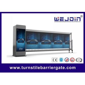  Advertising automatic boom barrier 4.1 meters speed 4~8 seconds for car park barrier system Manufactures