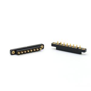 China 3A Spring Loaded Contact Connector 6 Pin 2.54 Mm Pitch Connector Male And Female on sale