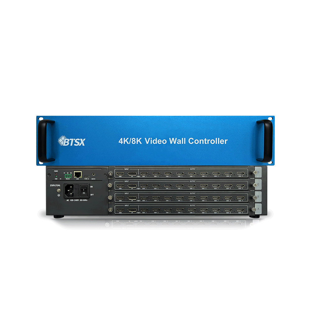 1920x1080P60 Output Resolution Video Wall Controller Customizable Grid Up To 8x8
