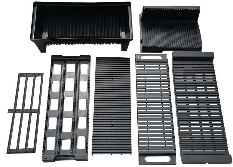 Conductive Circuit Board Rack , Adjustable Magazine Rack Surface Resistance 104-109Ω