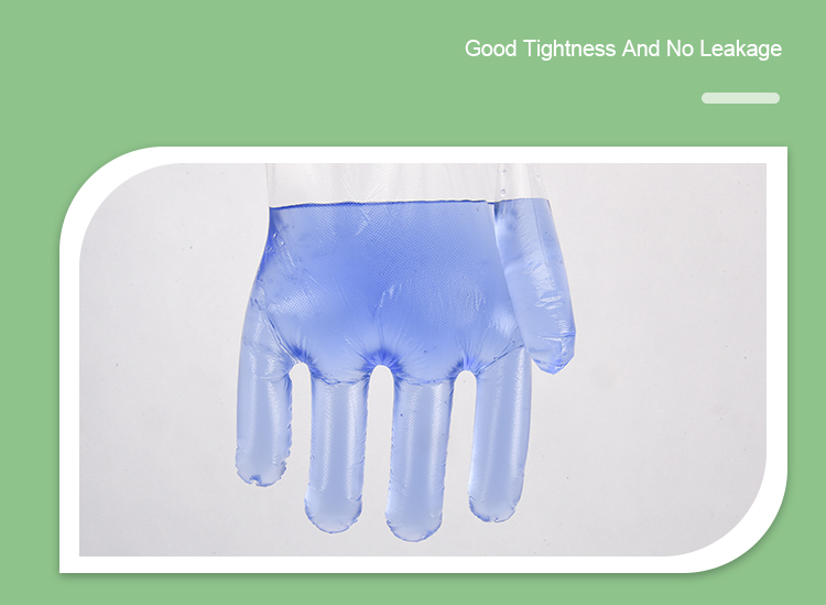 Thick HDPE Clear Plastic Polythene Disposable Food Service Gloves Kitchen Waterproof Household