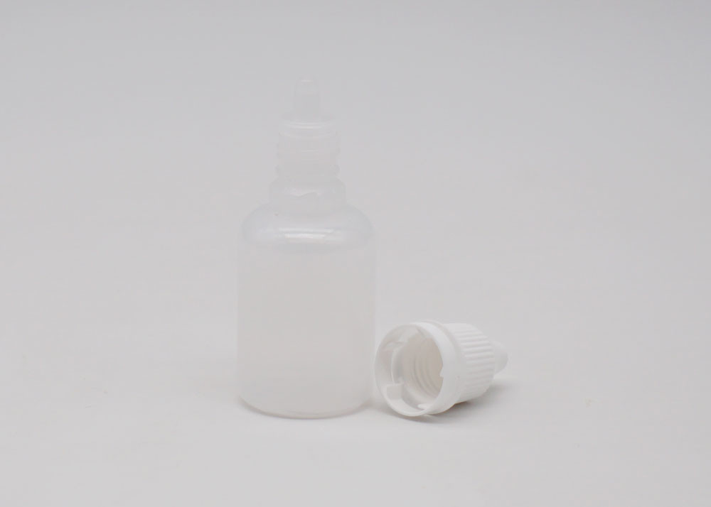 Transparent PE 15ml Plastic Refillable Eye Drop Empty Bottle