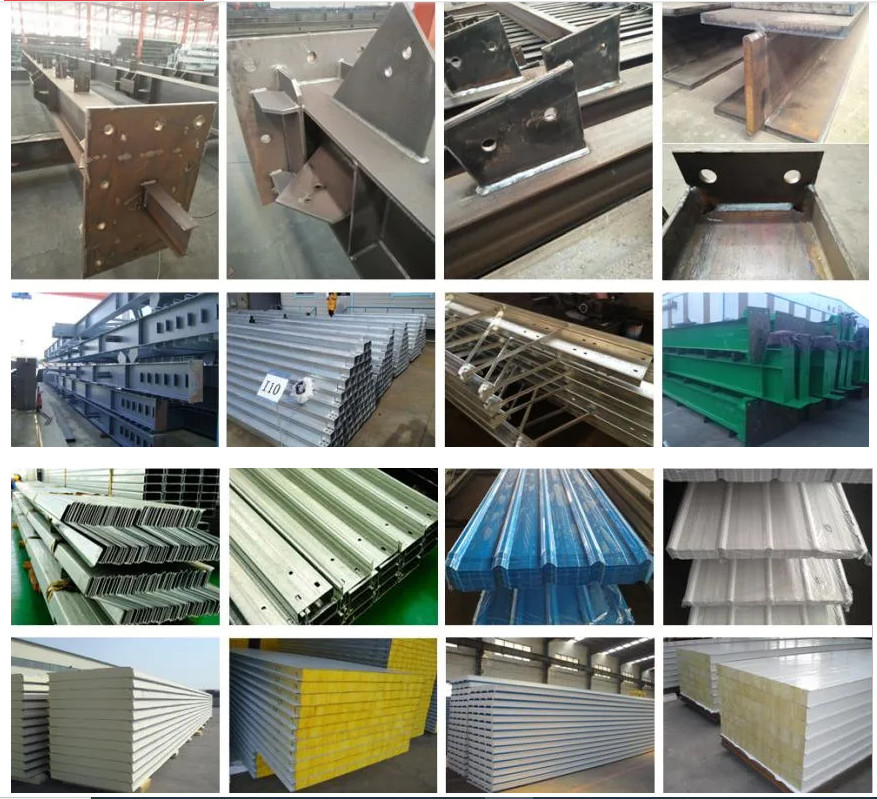PVC Window Steel Structure Workshop Custom Steel Shed Workshop