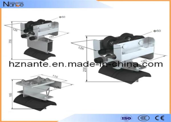 Anti Explosion Festoon Cable Trolley On I Beam Power & Control To Mobile