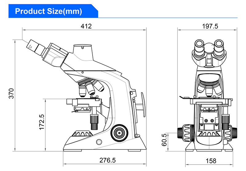 Multifunction Compound Optical Microscope Biological Monocular 1000x Microscope