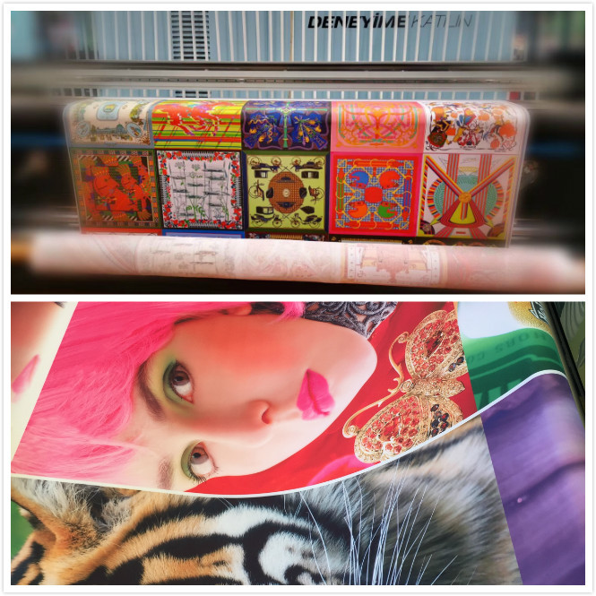 3.2m Flag Printer Direct Digital Banner Printer For Printed Fabric Color Fix / Appear