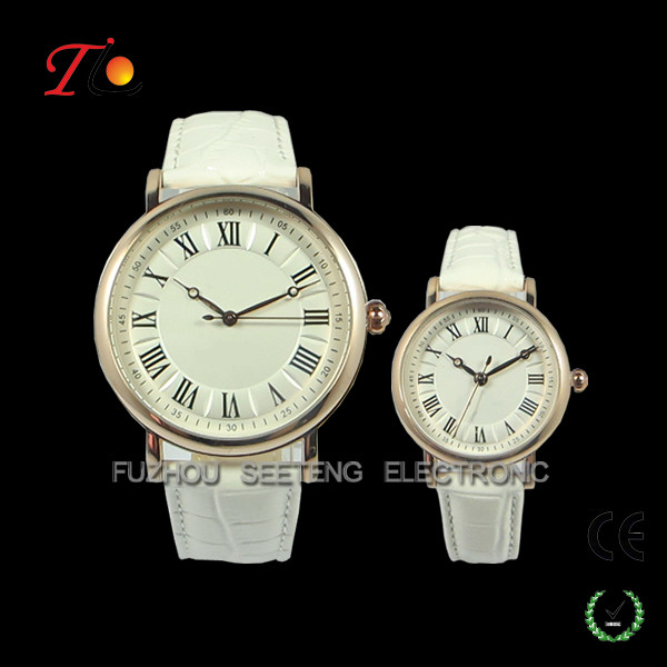 Classic elegant watch ladies fashion watch diamond inset metal band