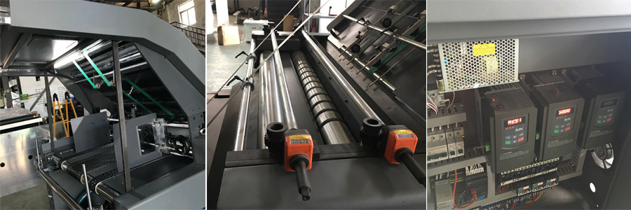 1100×1100mm Multi Layer 8kw Flute Laminator Machine