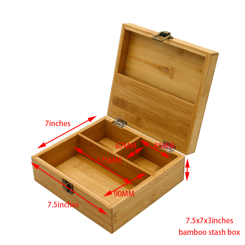 Wooden Tea Bag Organizer Tea Packet Collection Box Tea Chest Storage Holder -7*7.5*3.5"