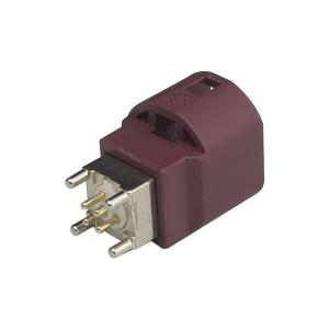 FAKRA HSD Connector Right Angle Type PCB Mount For Automotive