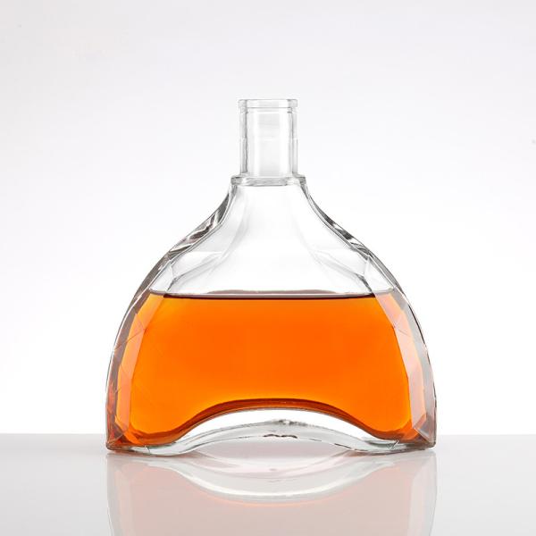 Customize Sealing Type Industrial Beverage Glass Bottle for Vodka Gin Whiskey