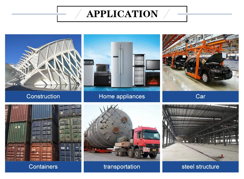 Z40 Z60 Z150 Regular/Big/Zero Spangle Hot Dipped Gi Gp Galvanized Steel Plate Coil