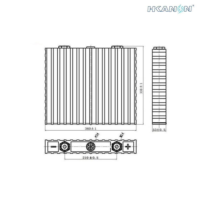 High Power Lifepo4 Battery Cells High Efficient Charging For Solar Storage