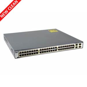  Stackable Cisco Gigabit Network Switch 48 Port 10 Gigabit 3750G Series WS-C3750G-48TS-E Manufactures