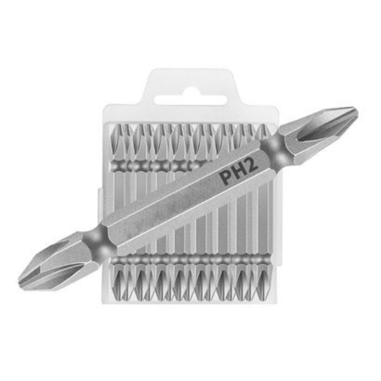 Double ended screw bits S2 65mm 110mm cross screwdriver bit of ph2 slotted screwdriver bits