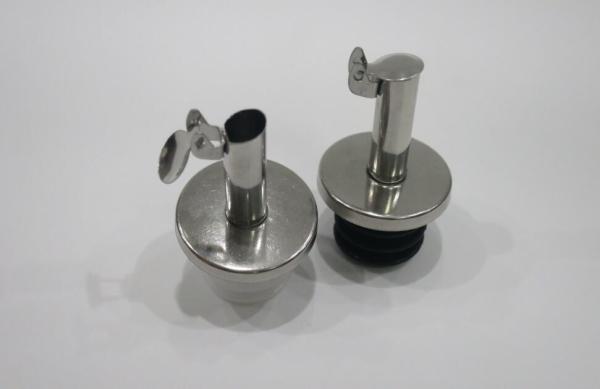 Factory Wholesale 304/201 Stainless Steel Pourer Spout with TPE/Silicon Stopper