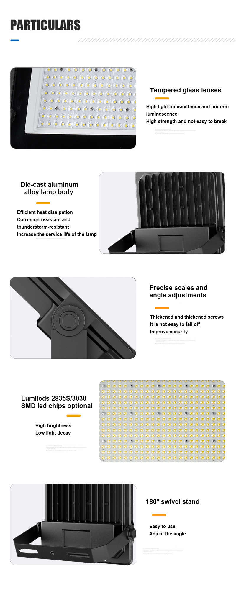 Ultra Thin LED Football Stadium Lights 300w Exterior Flood Lights