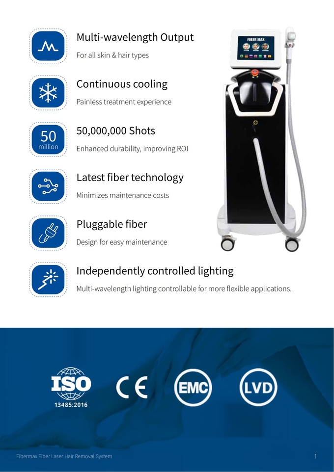 1800W Laser Hair Remover Machine With 10 Inch Touch Screen , Laser Hair Removal Machine For Sale