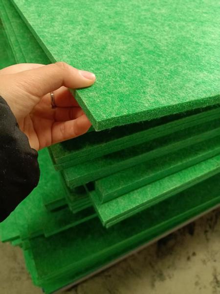 9mm Eco Friendly PET Polyester Fiber Acoustic Panel For Office Home Cinema