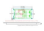 Electronic Advertising Display For Elevator / Elevator Display Board