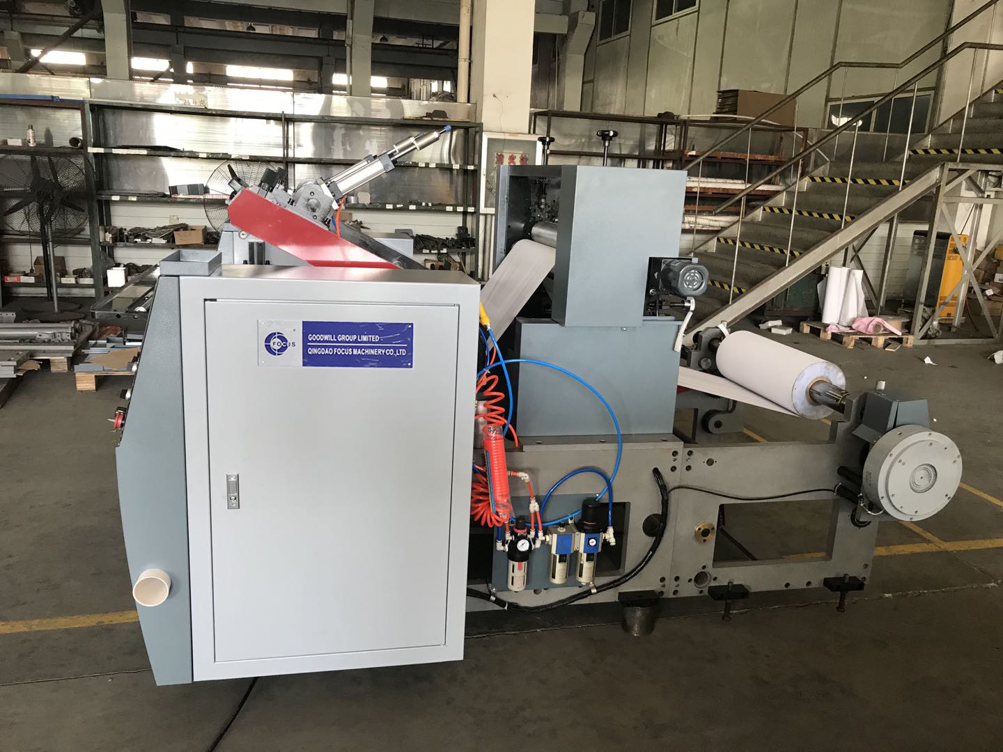 Siemens Electrical Control System Thermal Paper Slitting Machine For Simple Operation