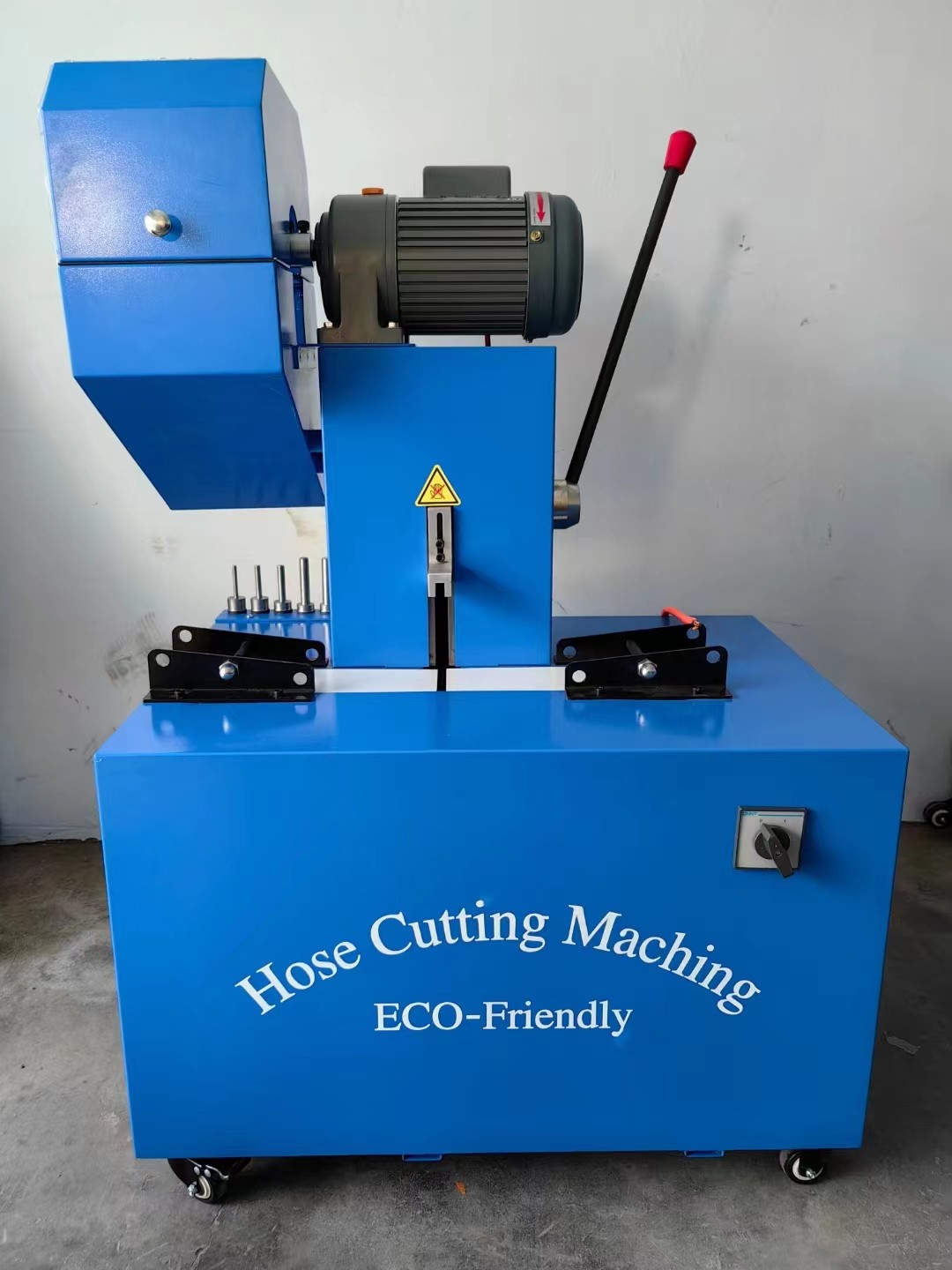 Fast And Efficient Hose Cutting Machine 350*2.8mm Cutting Blade Diameter