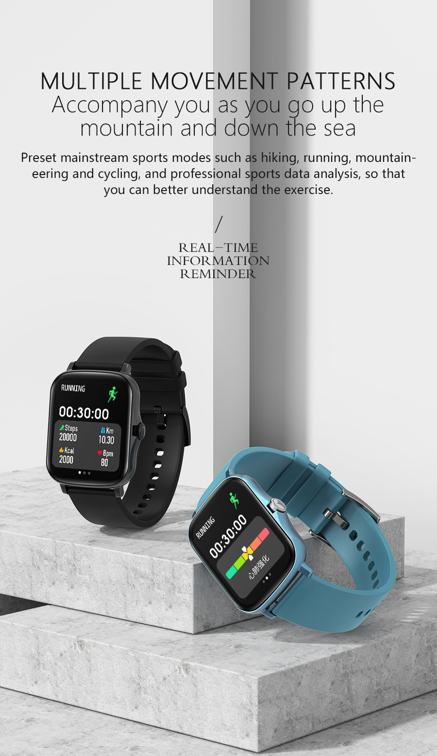 Y32 smart watch 320*385 1.72 Inch girls SLIDER Design IP67 Waterproof