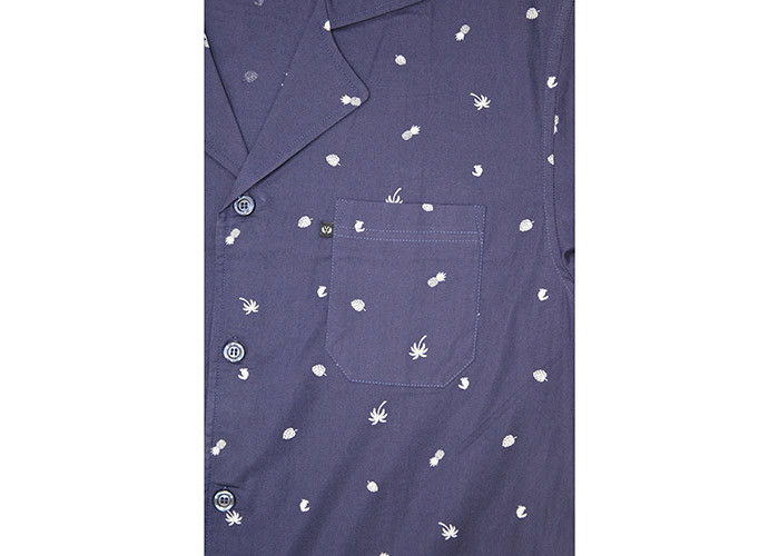 Anti Pilling Mens Luxury Sleepwear Woven Cotton Poplin Printed Pajamas Shorts