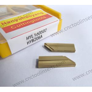  Carbide Reaming Insert With PVD Coating HYL160502 HYB208A Ideal For Difficult-to-Machine Materials Except Temperature Alloys Manufactures